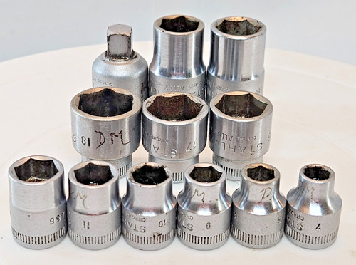 Vintage stahlwille socket set - vintage,