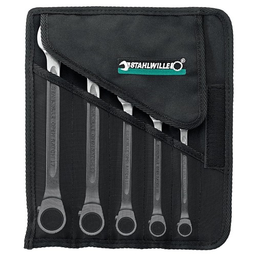 Ratchet ring spanner set - set, 15